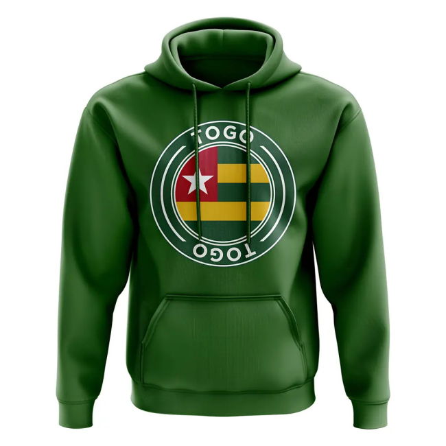 Pro-Grade Togo Football Badge Hoodie (Green) Limited-Edition