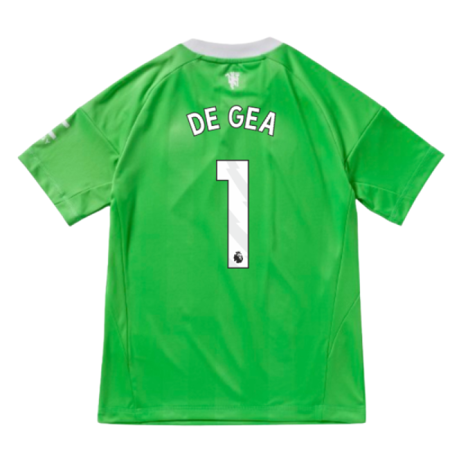 2025-20 Man Utd Third Shirt with De Gea 1 L M S Kids