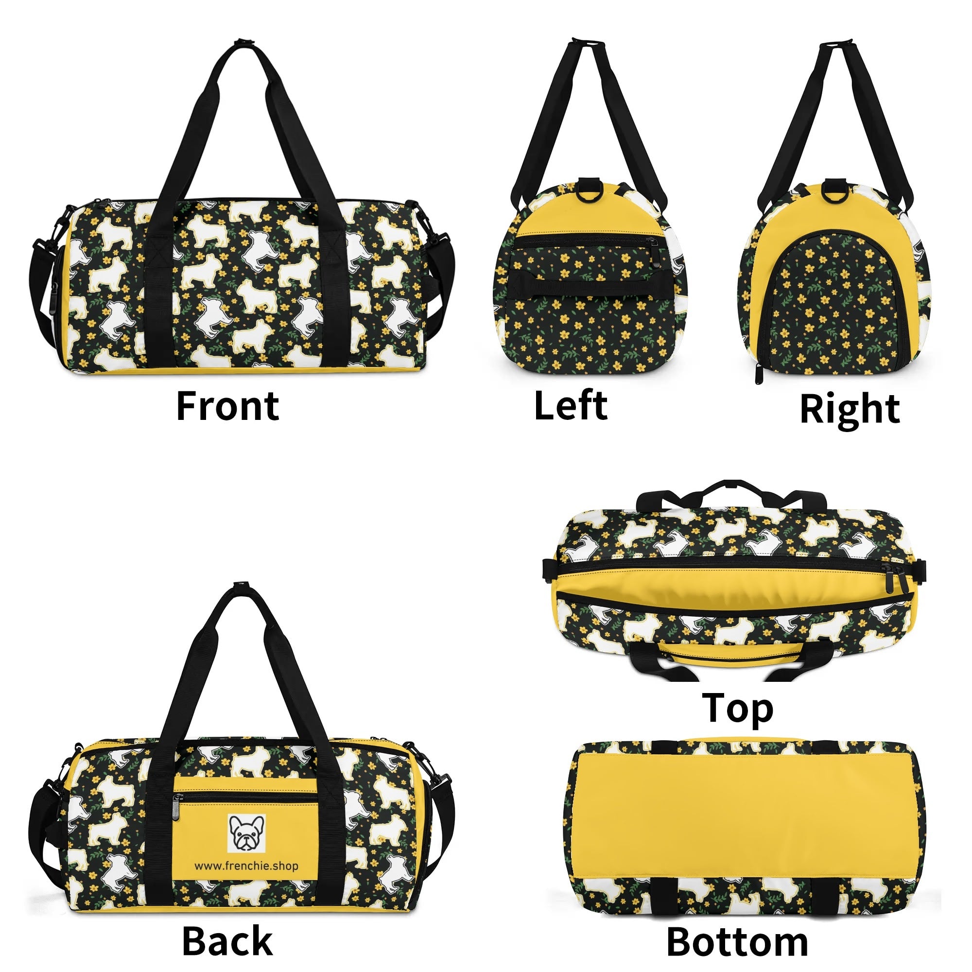 French Bulldog Louis Gym Bag For Frenchie Lovers Practical Pet Supply