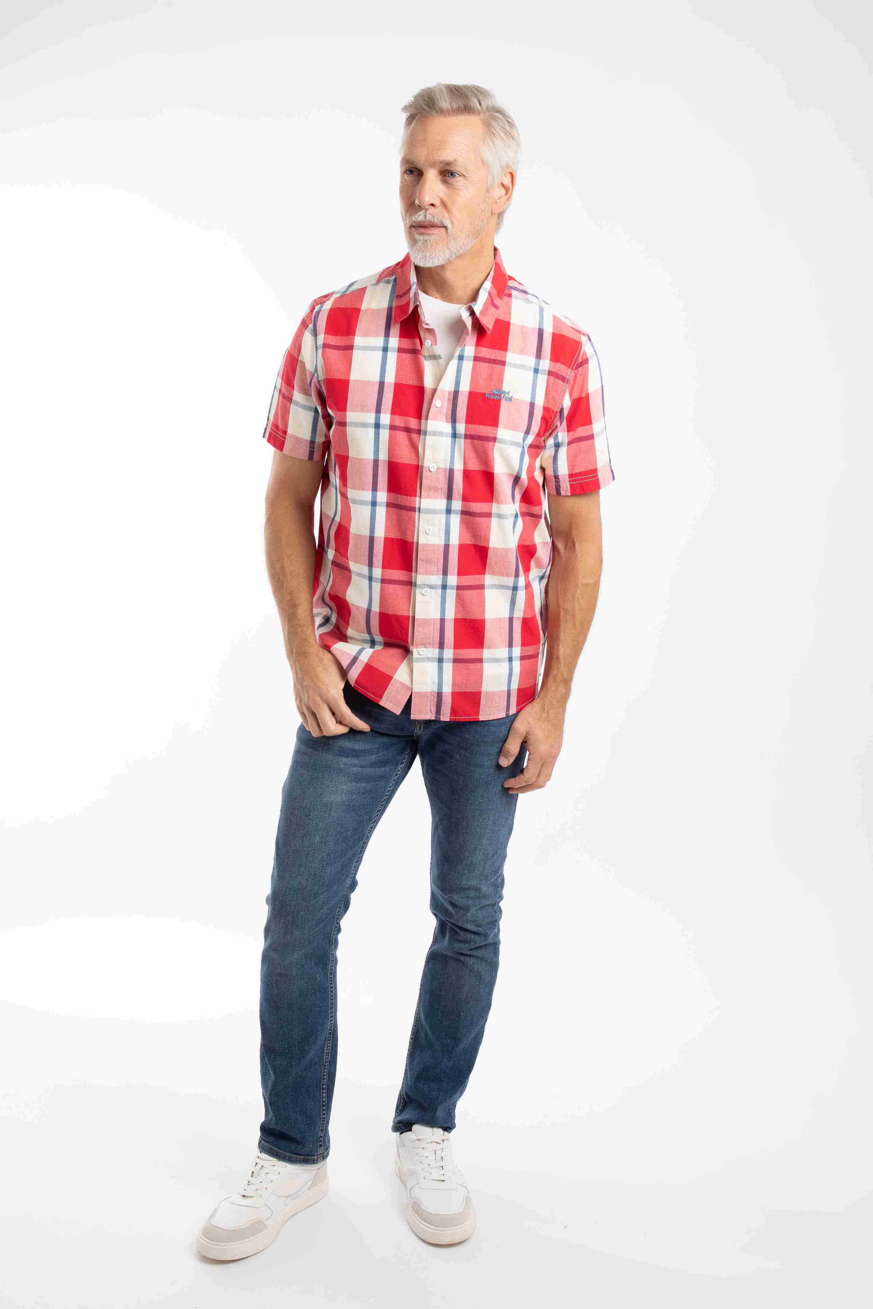 Judd Short Sleeve Check Shirt Nantucket
