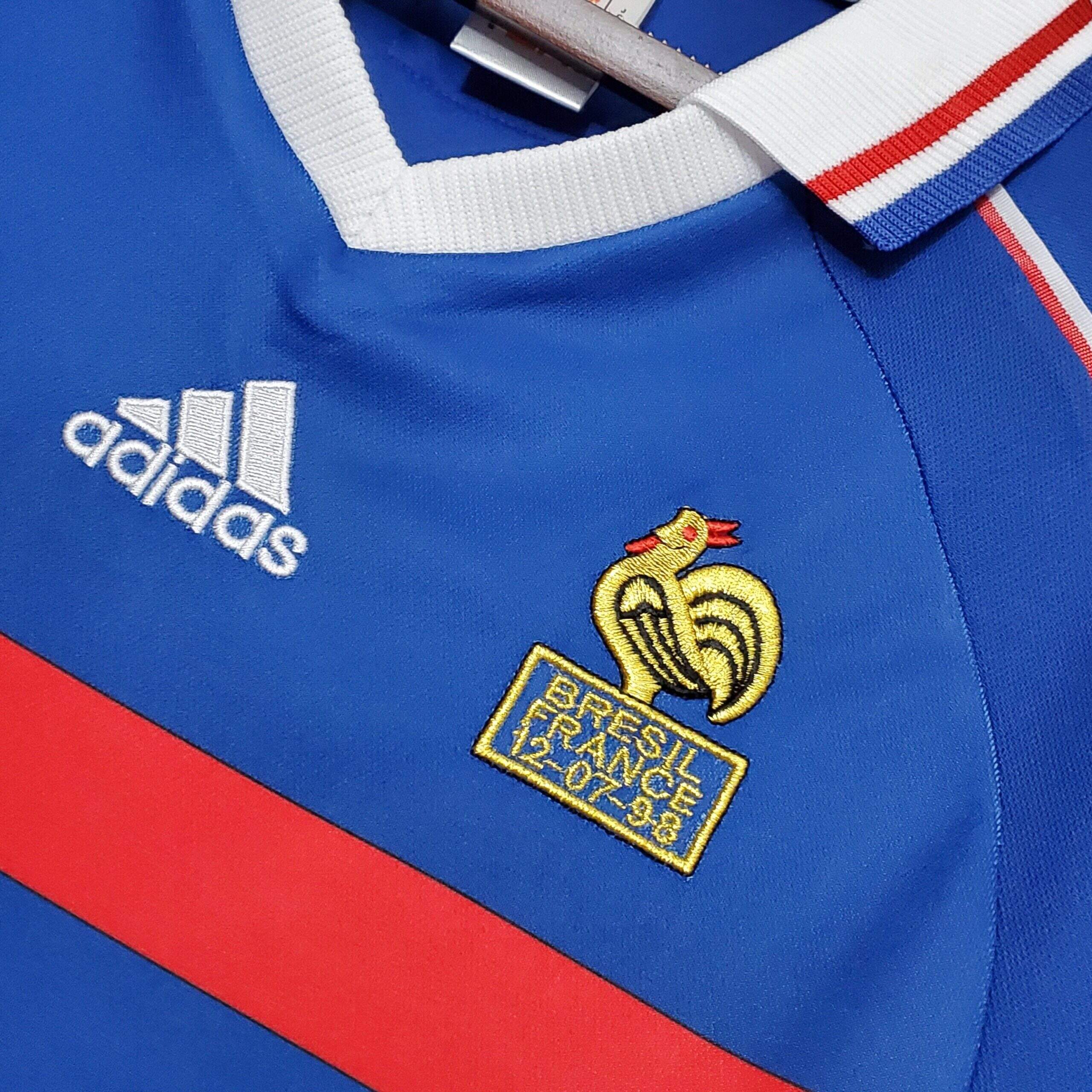 Cheap 1998 France home retro kit
