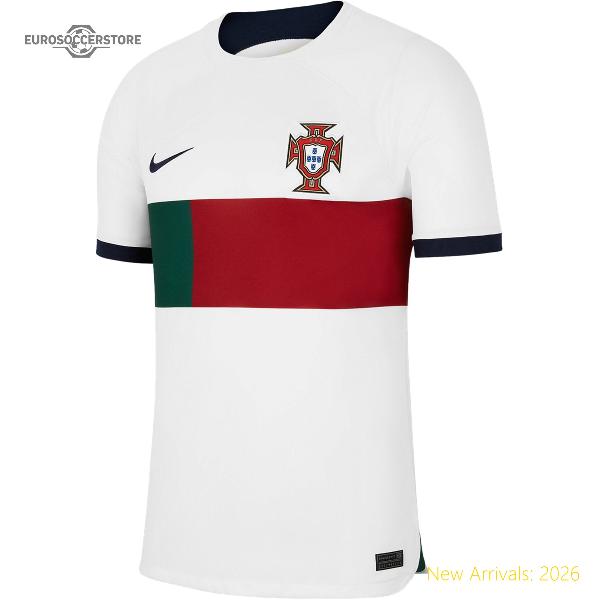 Officially Approved Men Por Portugal Away Away Elite Jersey 2022