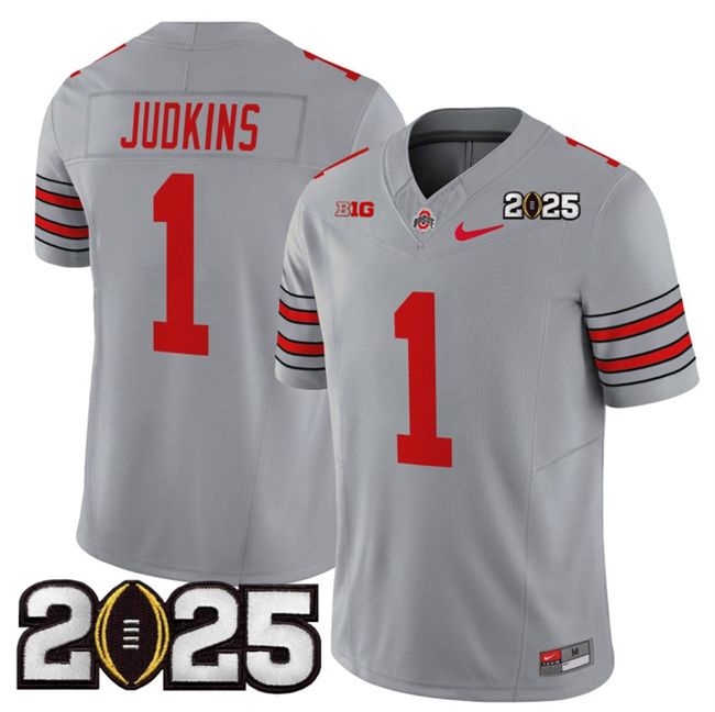 Men's OSU Buckeyes Game 2025 replica Quinshon Judkins #1 alternate