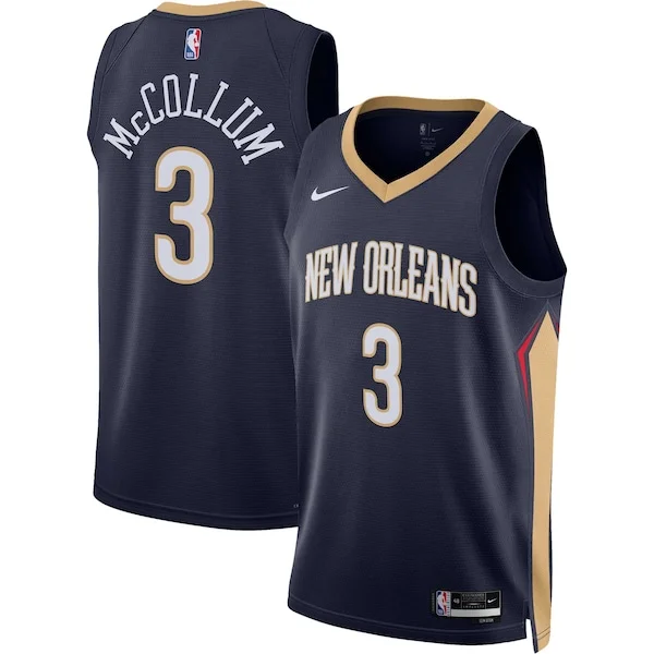 C.J. McCollum NOP Swingman Jersey - fashionable authentic - Navy