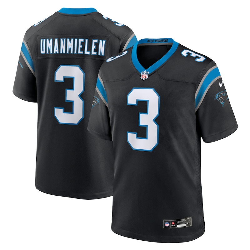 None Princely Umanmielen CAR Panthers Modern Premium Material Jersey