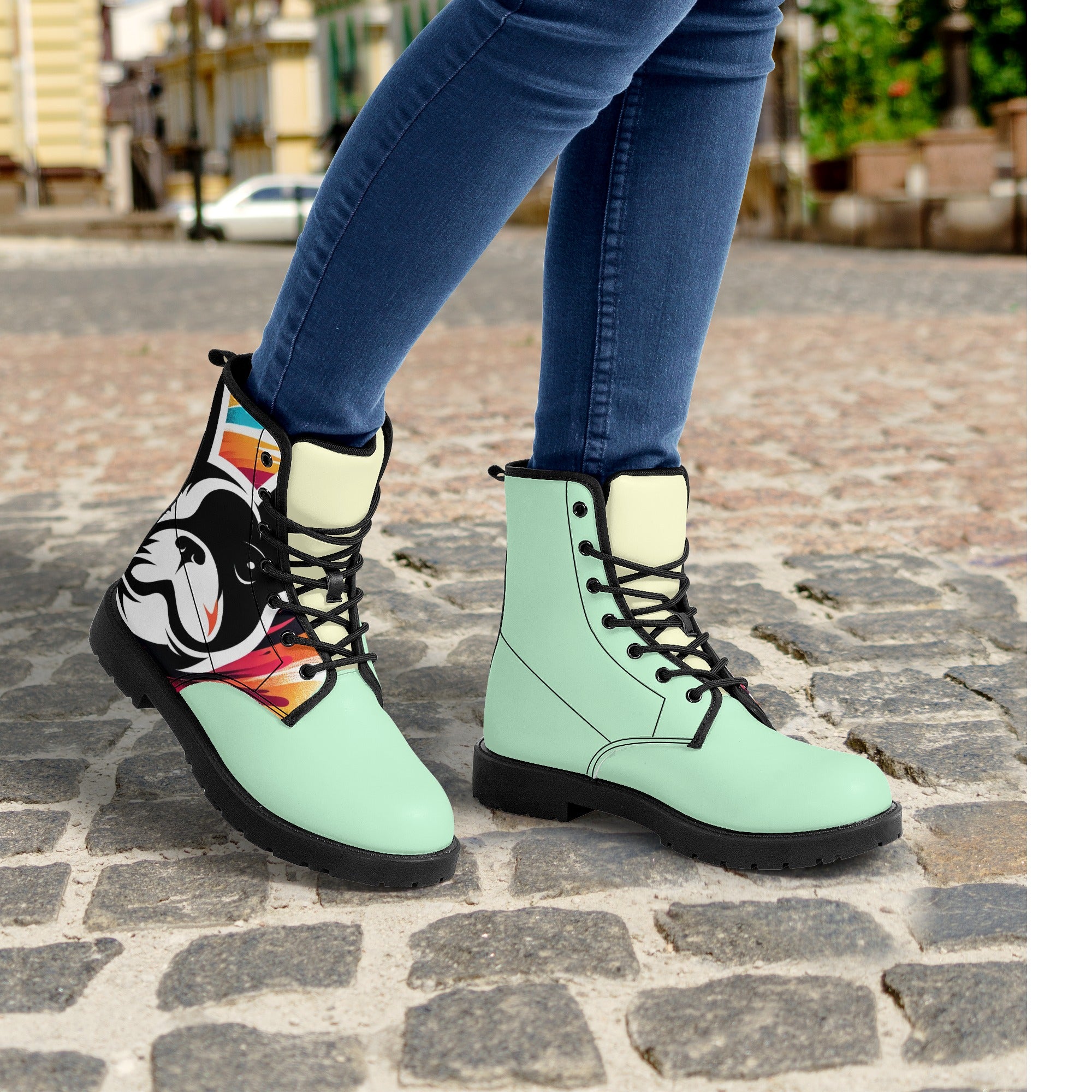 French Bulldog Lucy Leather Boots Essential Dog Supply