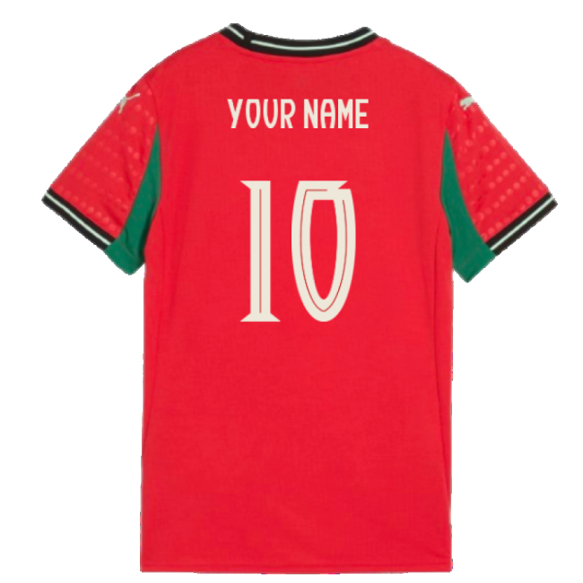 2025-2026 Xs - Size 8 Home Kit Portugal Womens Team National Ladies Your