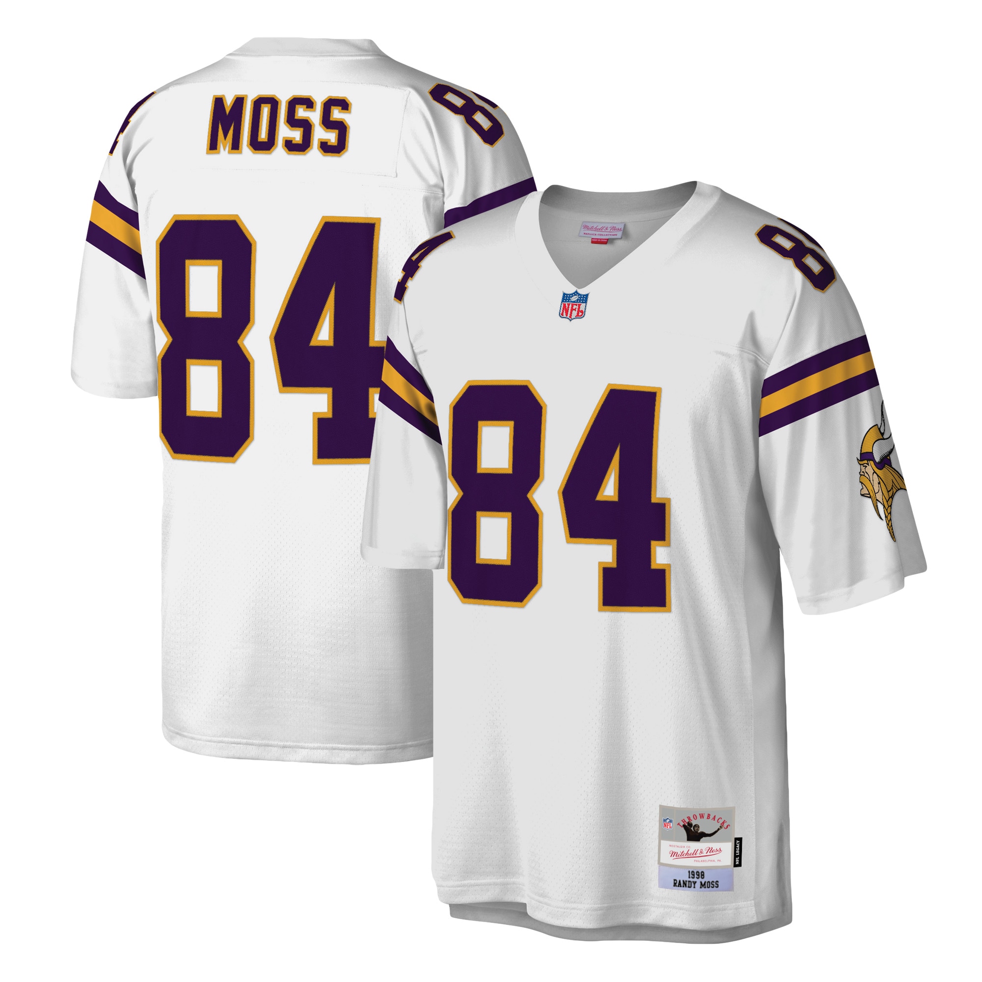 [LK] Randy Moss Minnesota Vikings Legacy Replica Jersey - White