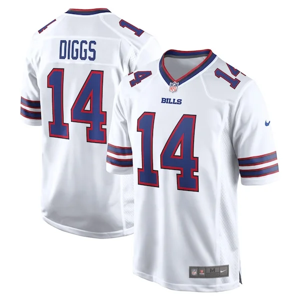 None Stefon Diggs Game Jersey - White | NFL Player Jersey | NFL Footba