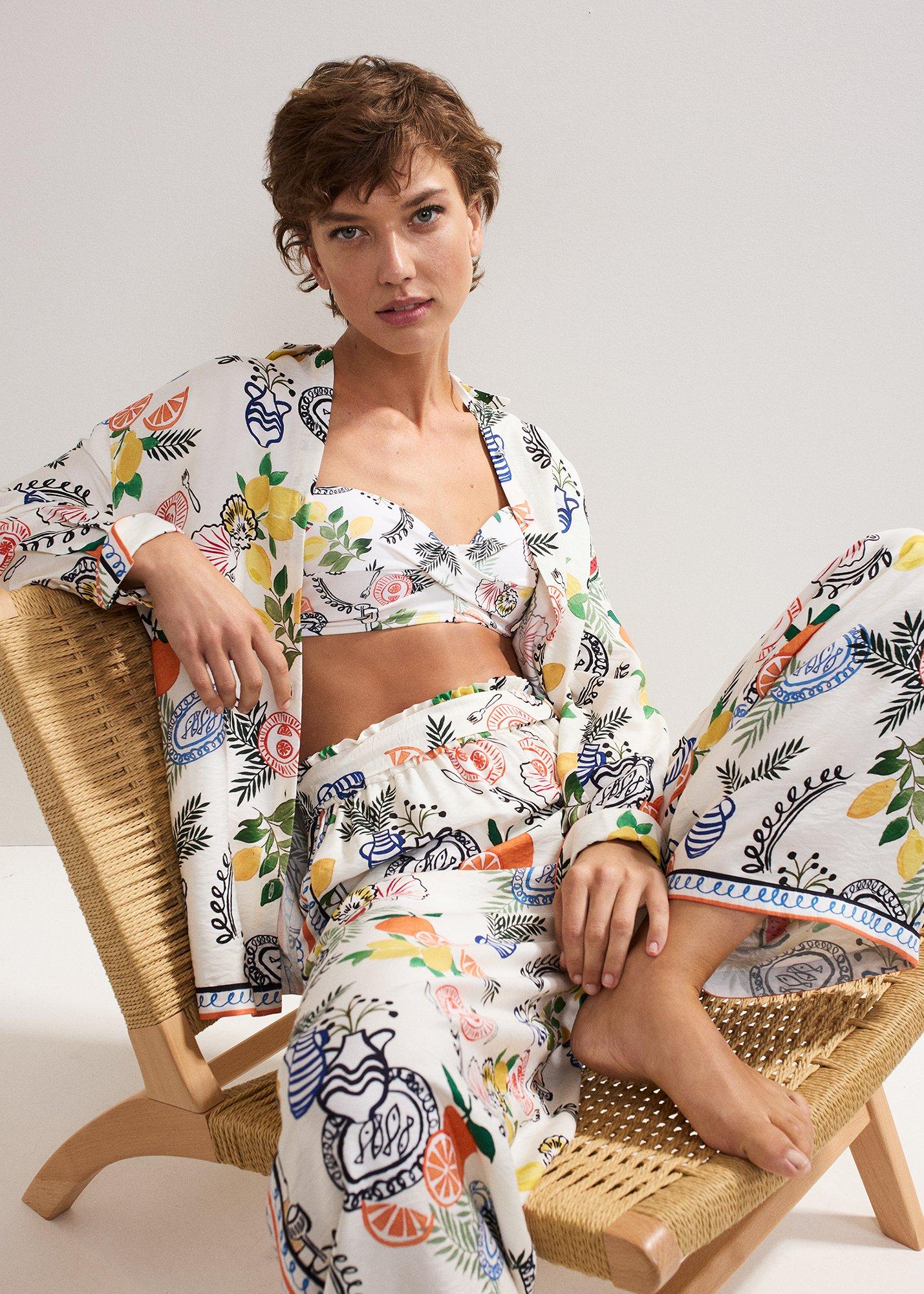 Zeliha Print Shirt