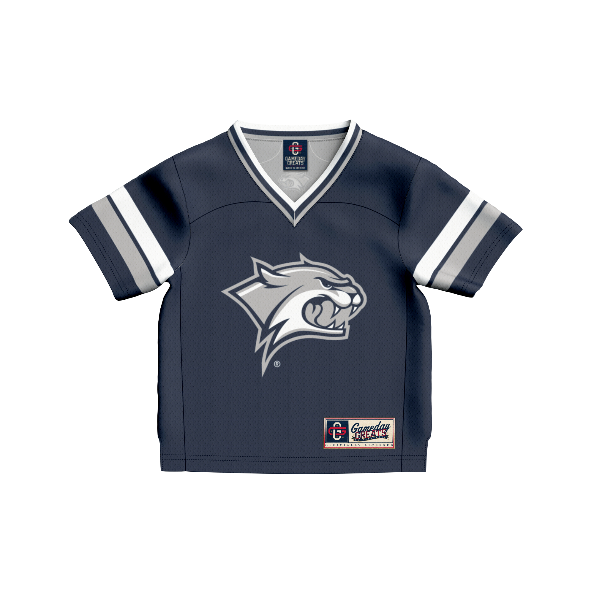 [DDG] New Hampshire Wildcats GameDay Greats Toddler Collegiate Football Fashion Jersey - Navy