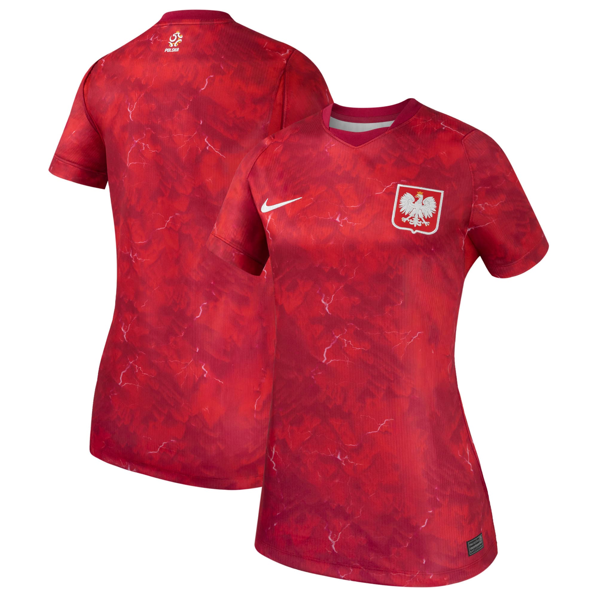 [JED] Poland National Team Women's 2026 Away Stadium Replica Jersey - Red
