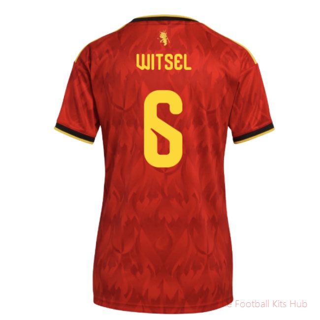 [LK] 2026/27 Belgium Home Shirt (Womens) (Witsel 6)