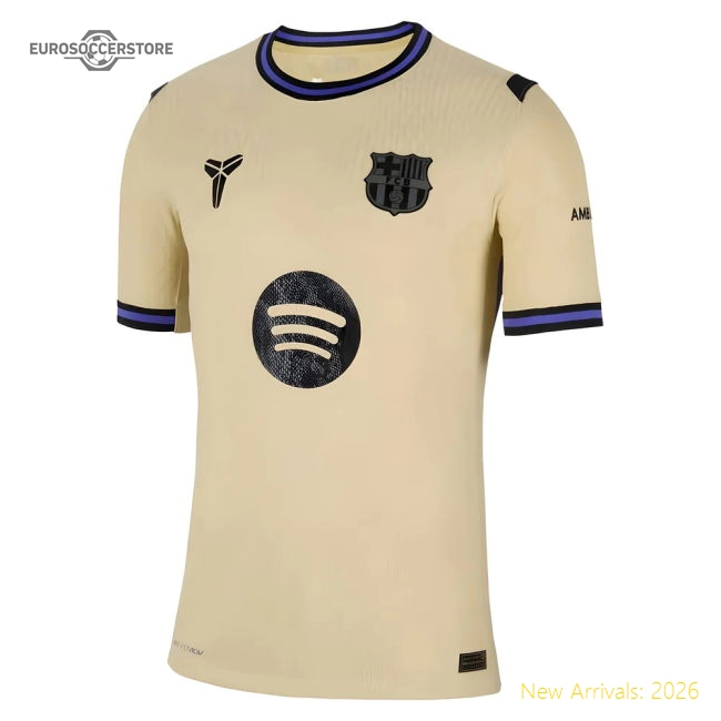 Premium Away Barcelona Jersey 2025-2026 Quick-dry Advanced Textile