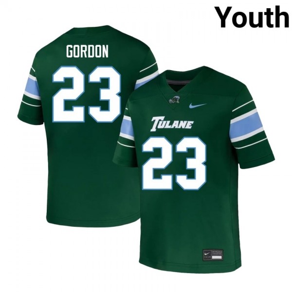 Youth Top Program #23 Javin Gordon Youth Green Durable Jersey