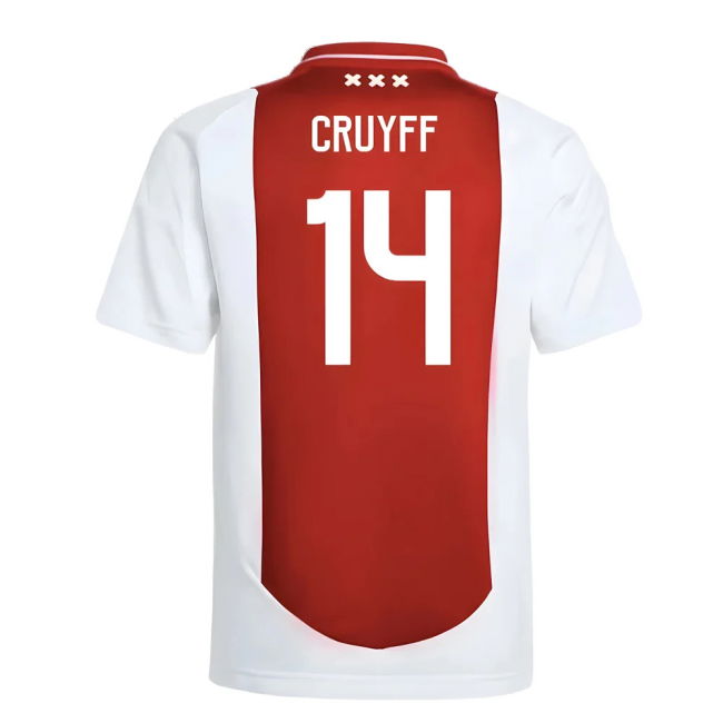 2024-2025 Ajax Home - Professional Grade - Soccer Jersey