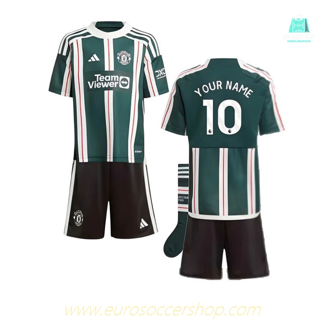 2023-2024 Man Utd Away Mini Kit (Your Name)