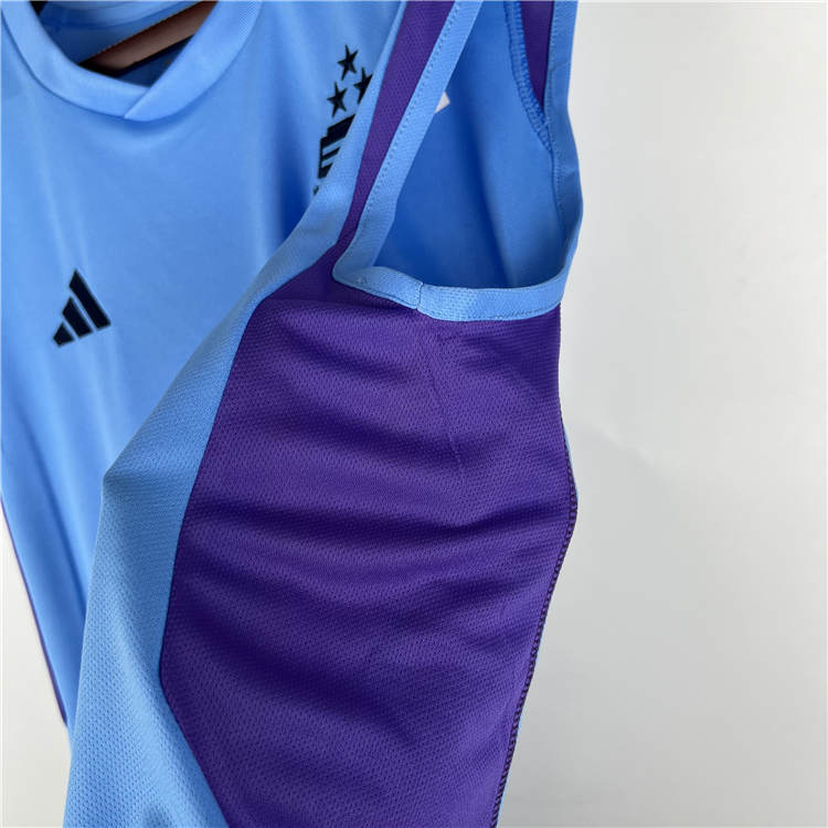 Elite Series Argentina 2022 Soccer Jersey Football Blue Training Vest