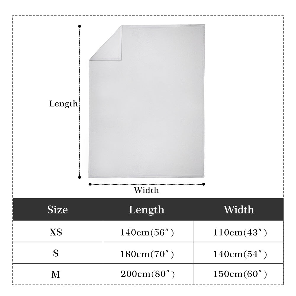 Christmas Vibes - Soft Polyester Premium Fleece Blanket