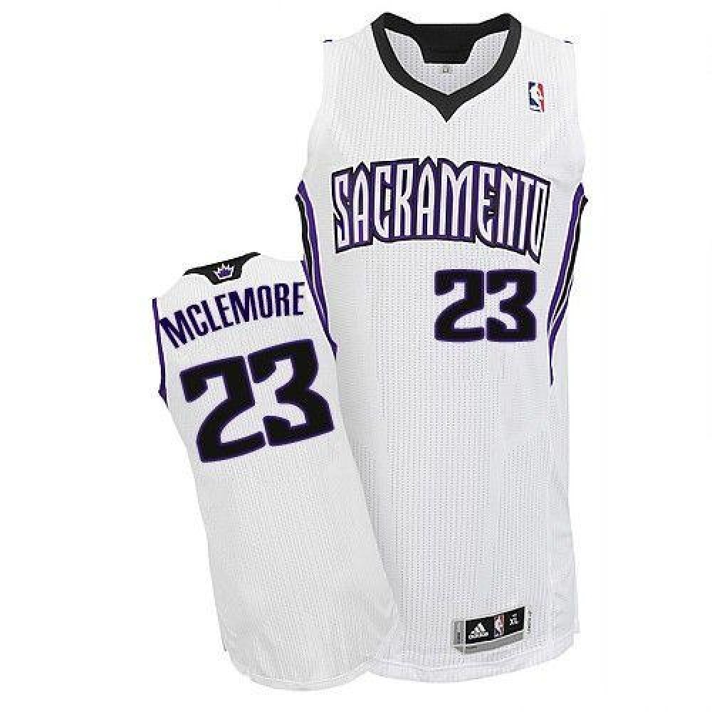 Kings #23 Ben McLemore White Revolution 30 Stitched NBA Jersey