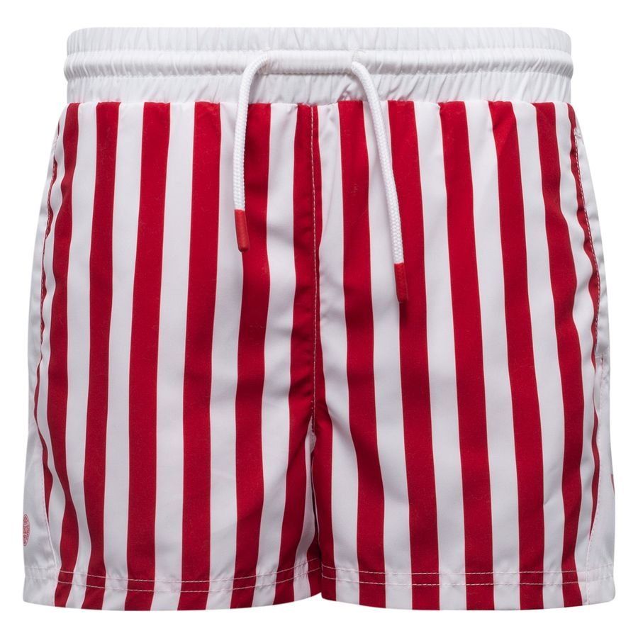 Denmark Swim Shorts Retro Tango Red/pure White Kids