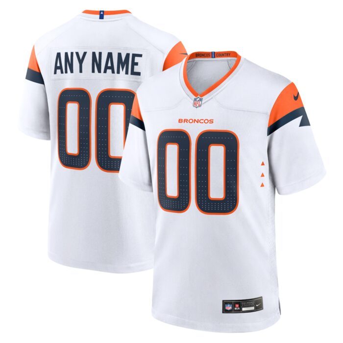 None Men's DEN Broncos Timeless Authentic Jersey Game Day Wear