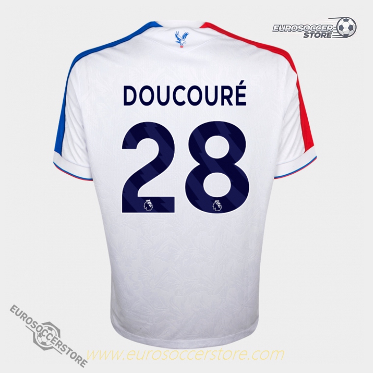 Crystal Palace 25-26 Third Eagle White Jersey DOUCOURÉ 28