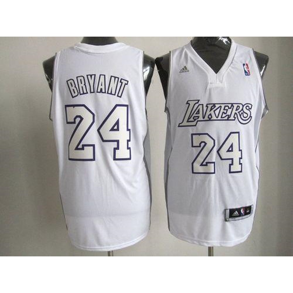 Performance Retro Men's LAL #24 Kobe White Basketball Jersey