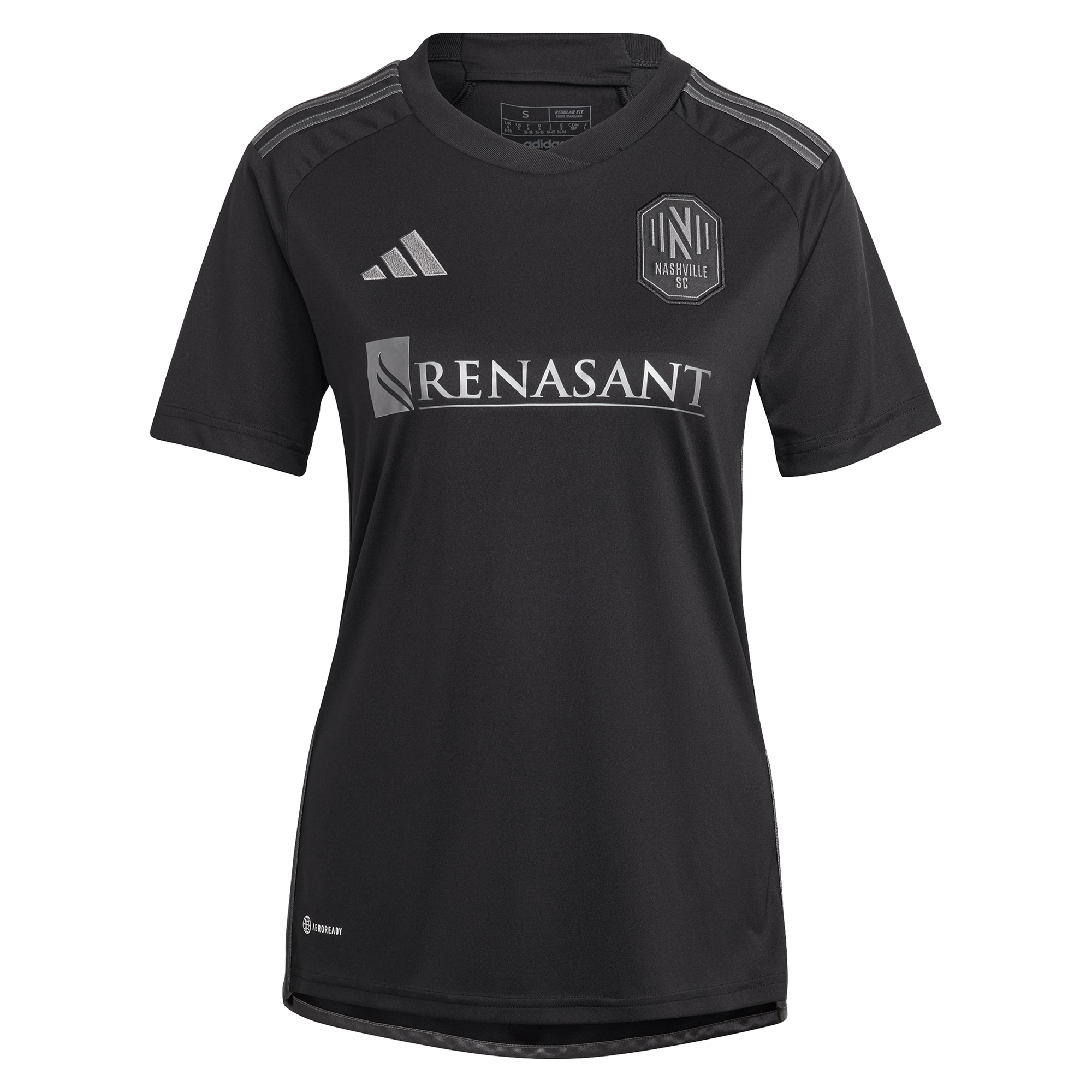 [SJH] Sam Surridge Nashville SC Women's 2023 Man In Black Kit Replica Player Jersey - Black
