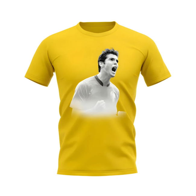 Player Kaka Legend T-Shirt (Yellow) Soccer National Authentic
