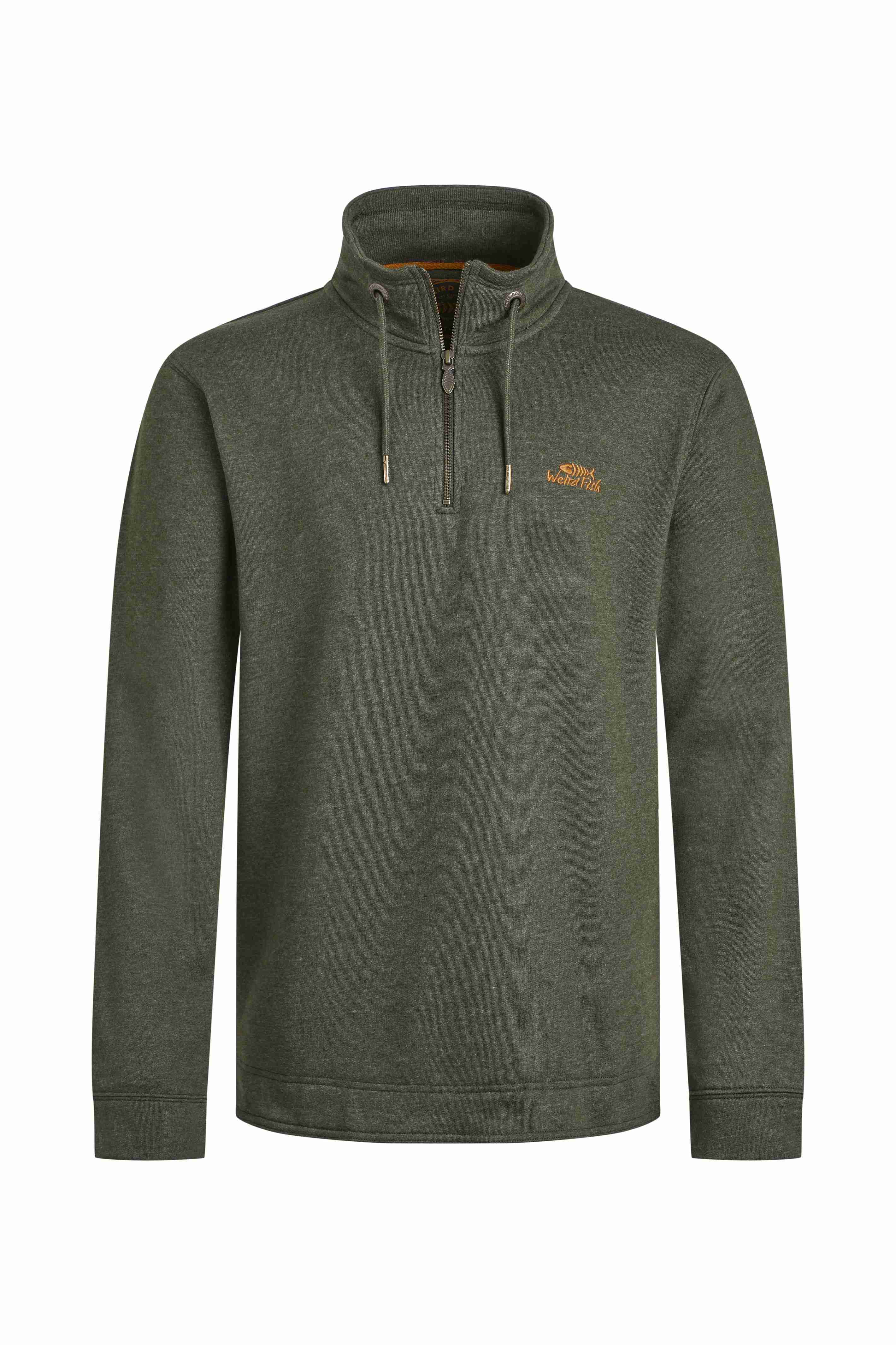Brampton 1/4 Zip Sweatshirt Fir Green