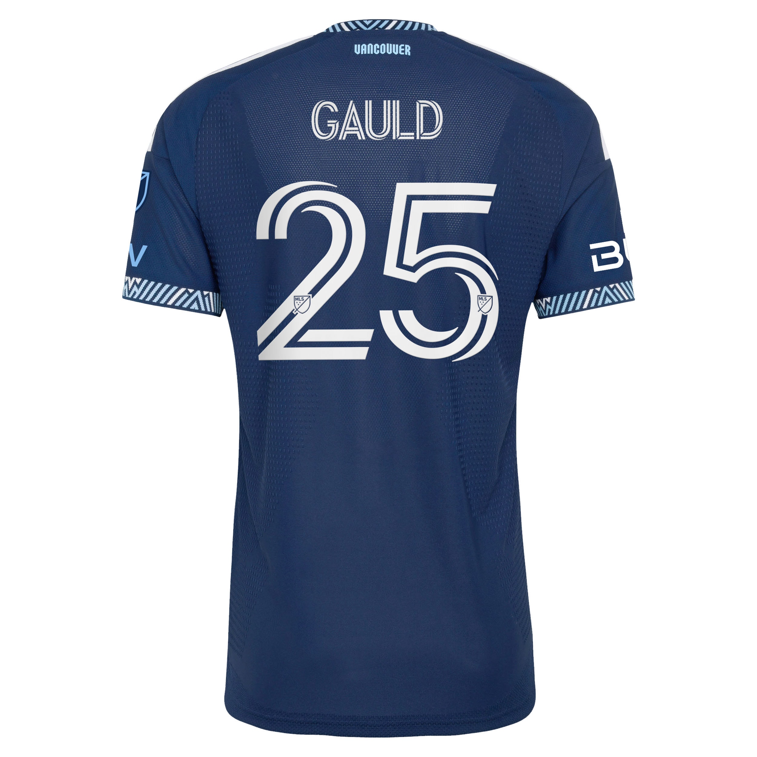 [SD] Ryan Gauld Vancouver Whitecaps FC 2026 The Coastal Jersey On-Field Authentic Patch Jersey - Deep Sea Blue