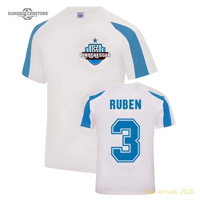Elite Ruben Dias Man City Sports Training Uniform White