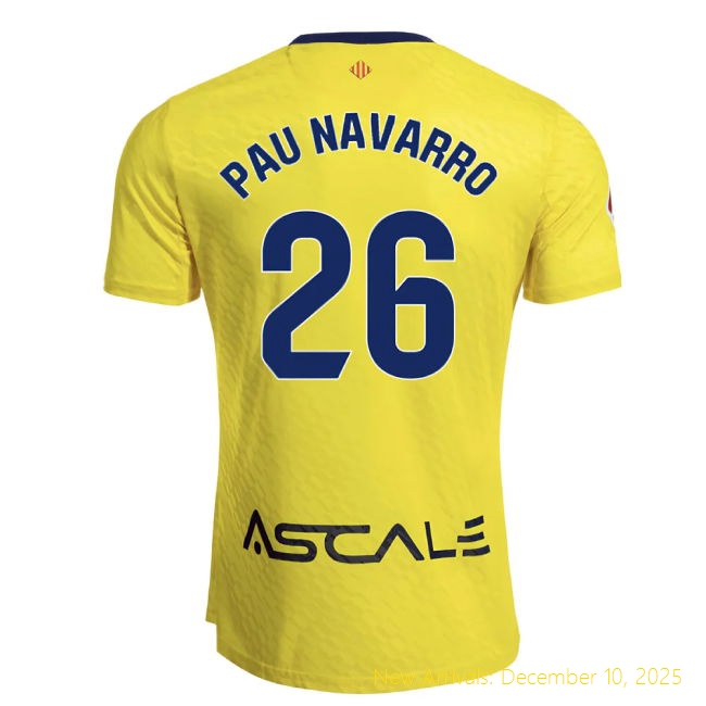 2025-2026 Chelsea Home Shirt - Official Game Day (Pau Navarro 26)