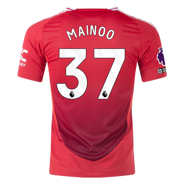 Manchester United Mainoo 2024-2025 UCL Home Jersey – Authentic Shirt