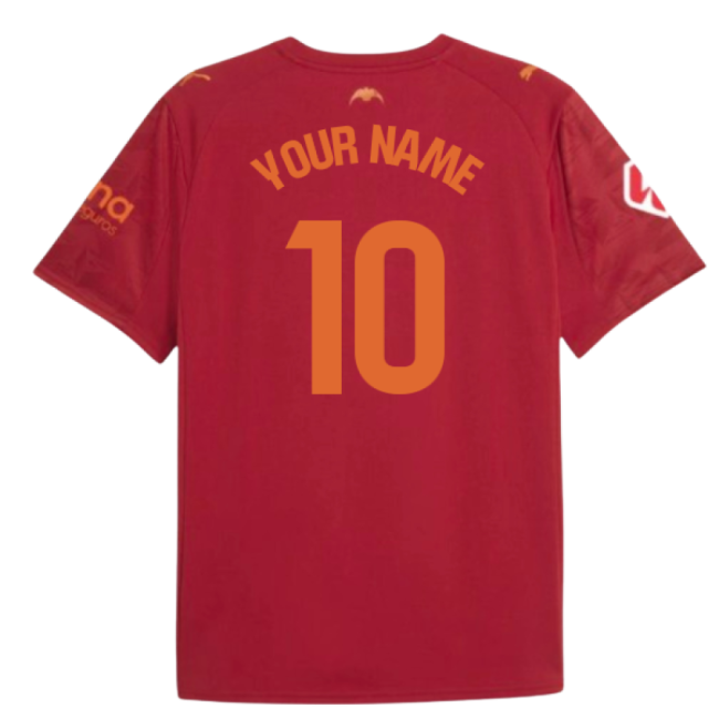 Official 2025-2026 Valencia Away Shirt (Kids) (Your Name)