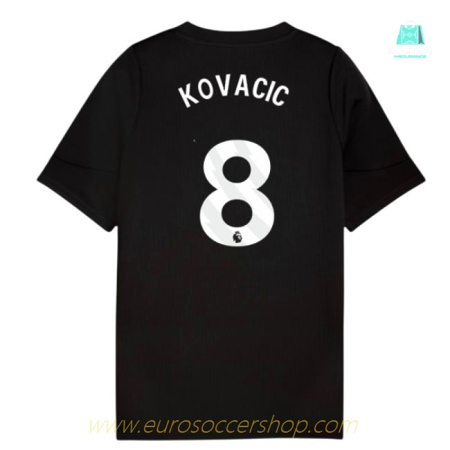 2025-2026 Man City Training Jersey (Black) - Kids (Kovacic 8)