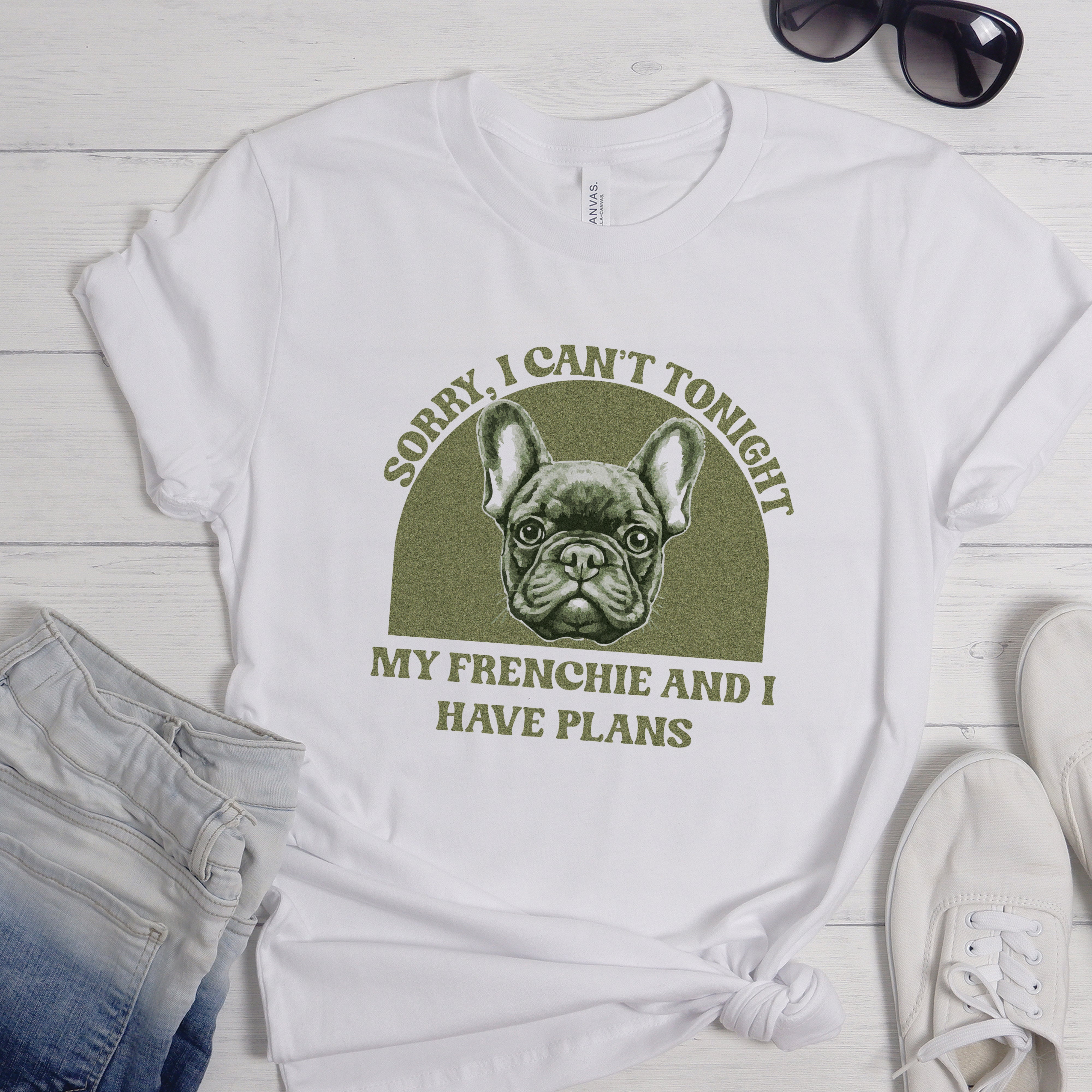 Fashion-Forward French Bulldog Magic - Unisex T-shirt for French
