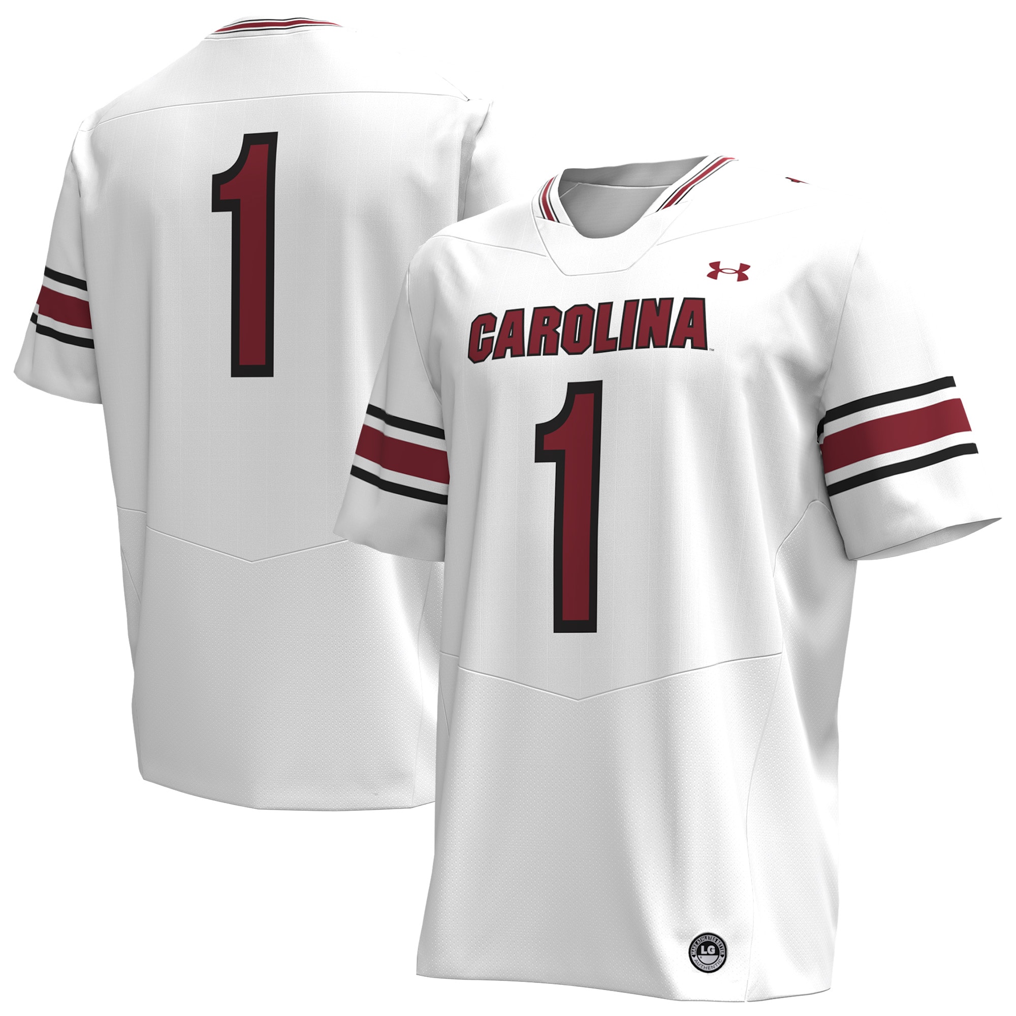 #1 South Carolina Gamecocks Replica 2026 Season Football Jersey - White
