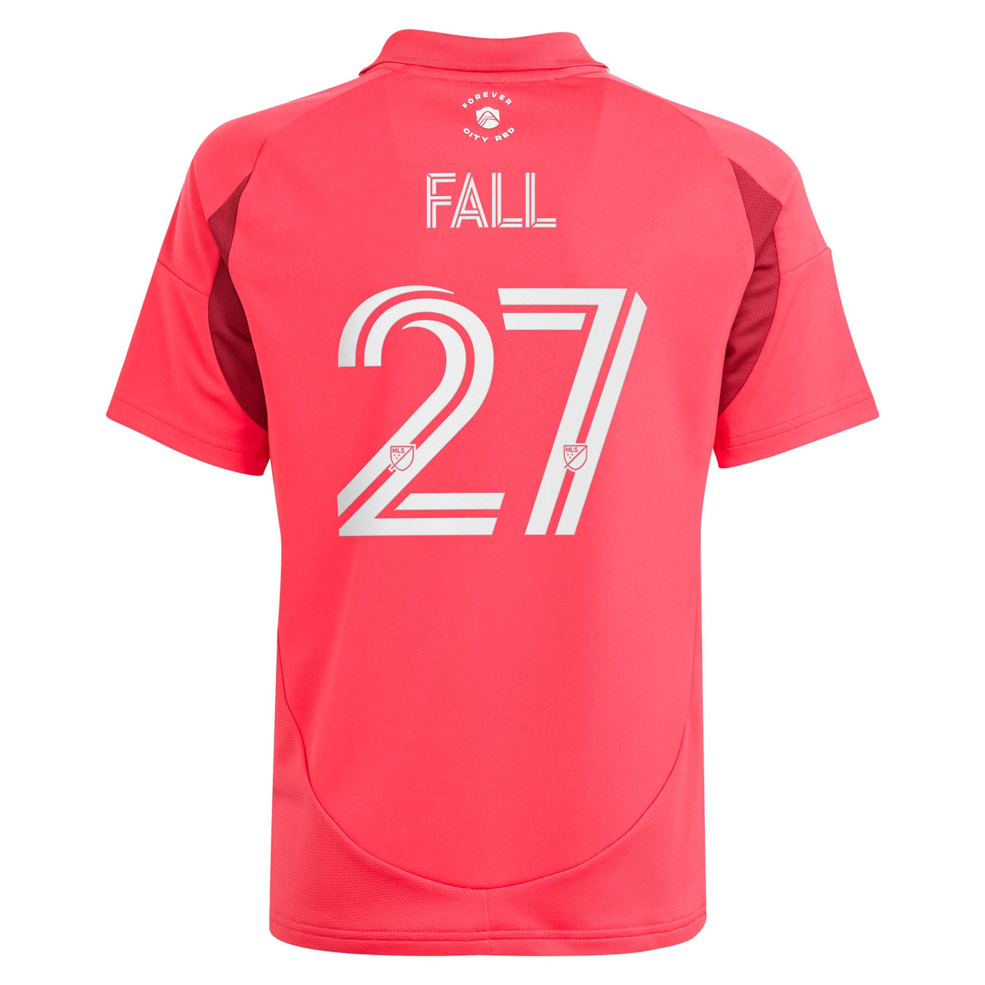 [SJH] Fallou Fall St. Louis CITY SC Youth 2025 Forever CITY Red Replica Jersey - Red