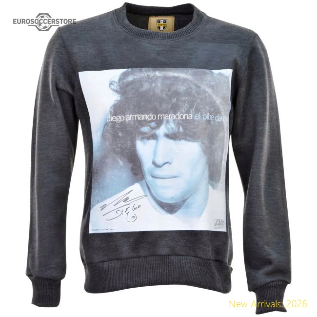 Luxury Pennarello Lpfc - Maradona Sweatshirt - Charcoal