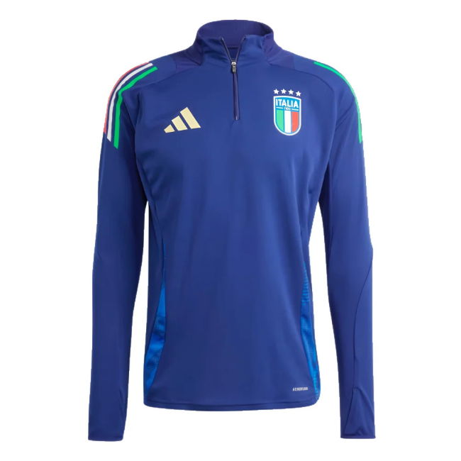 2024-2025 Italy Training Top (Navy) Performance Authentic