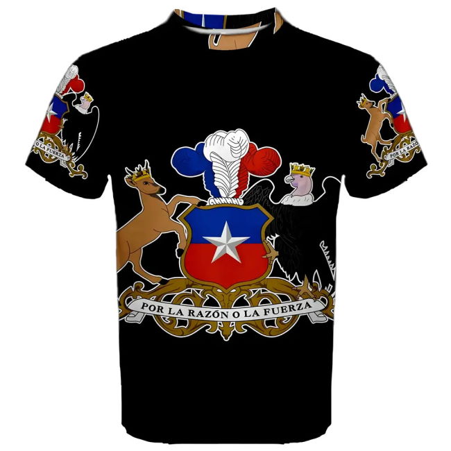 Cup Chile Coat Of Arms Sublimated Sports Jersey Authentic