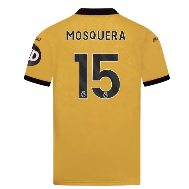 Kids Latest Durable Wolves Home Football Shirt (Mosquera 15)