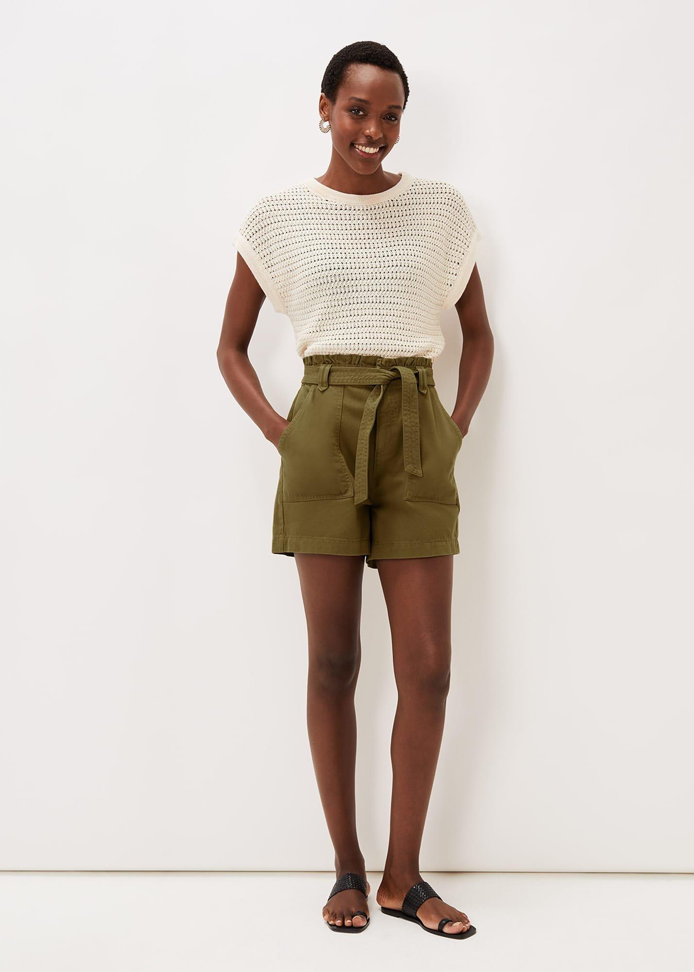 Pollie Denim Cargo Shorts
