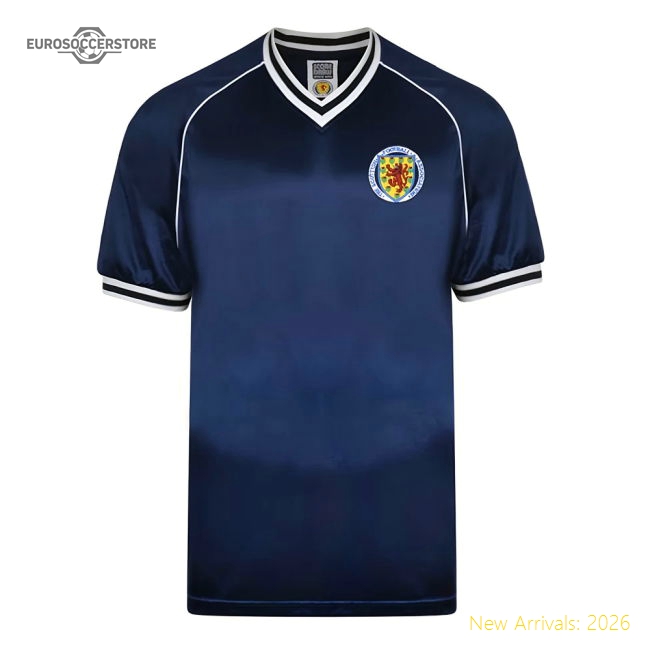 Professional-Grade Score Draw Scotland 1982 Retro Football Shirt