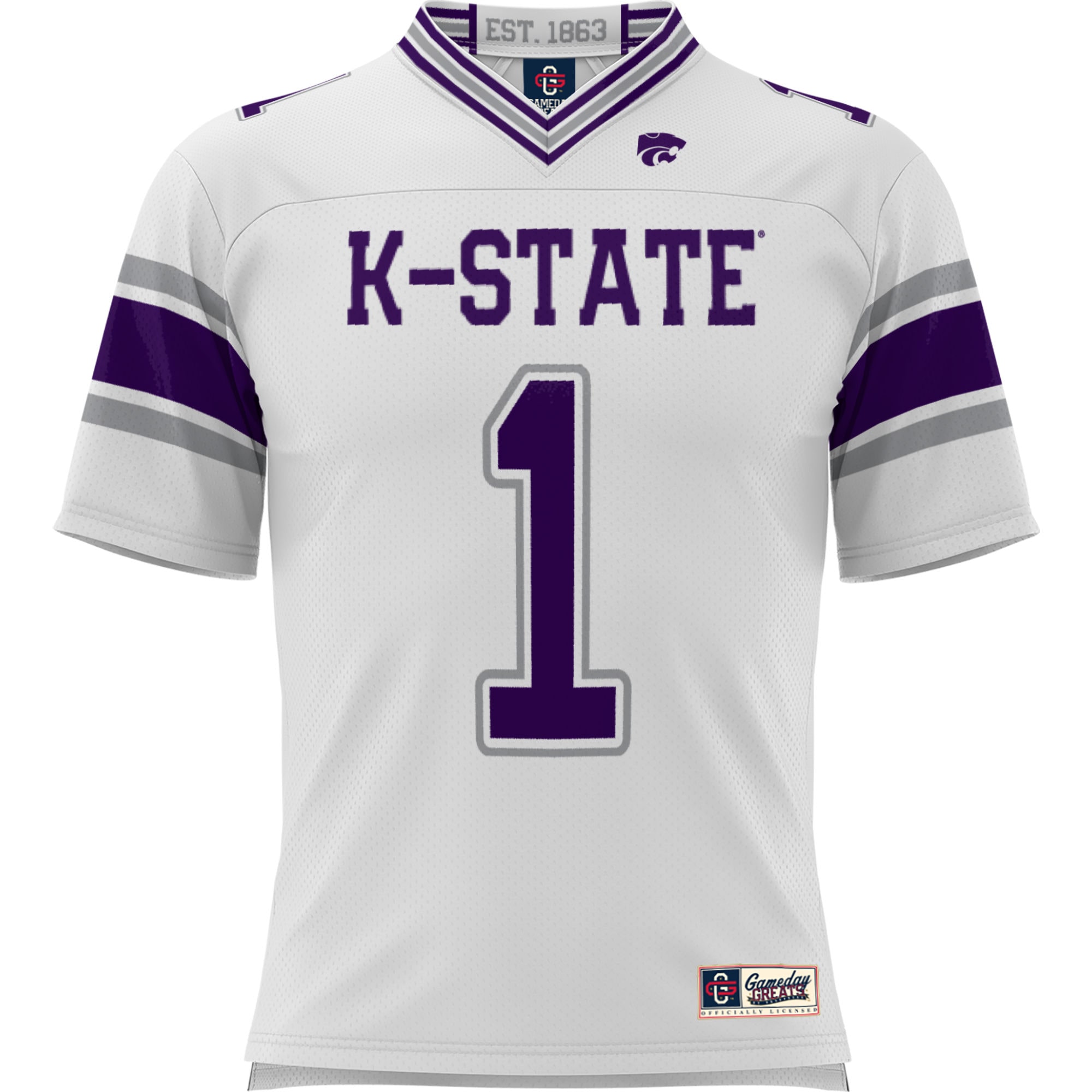 [NJP] Kansas State Wildcats GameDay Greats Youth Football Jersey - White