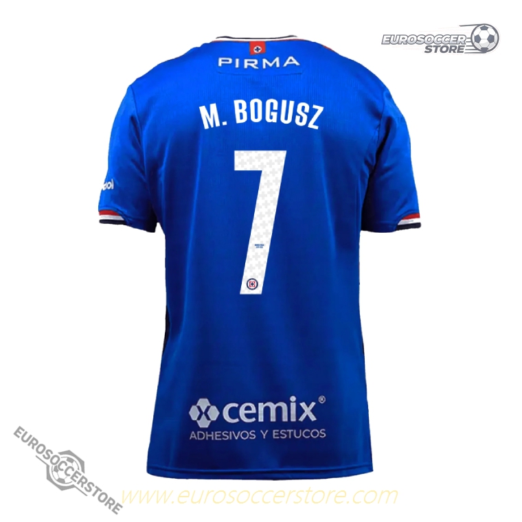 Cruz Azul's 25-26 Home Jersey No.7, Worn by M. BOGUSZ