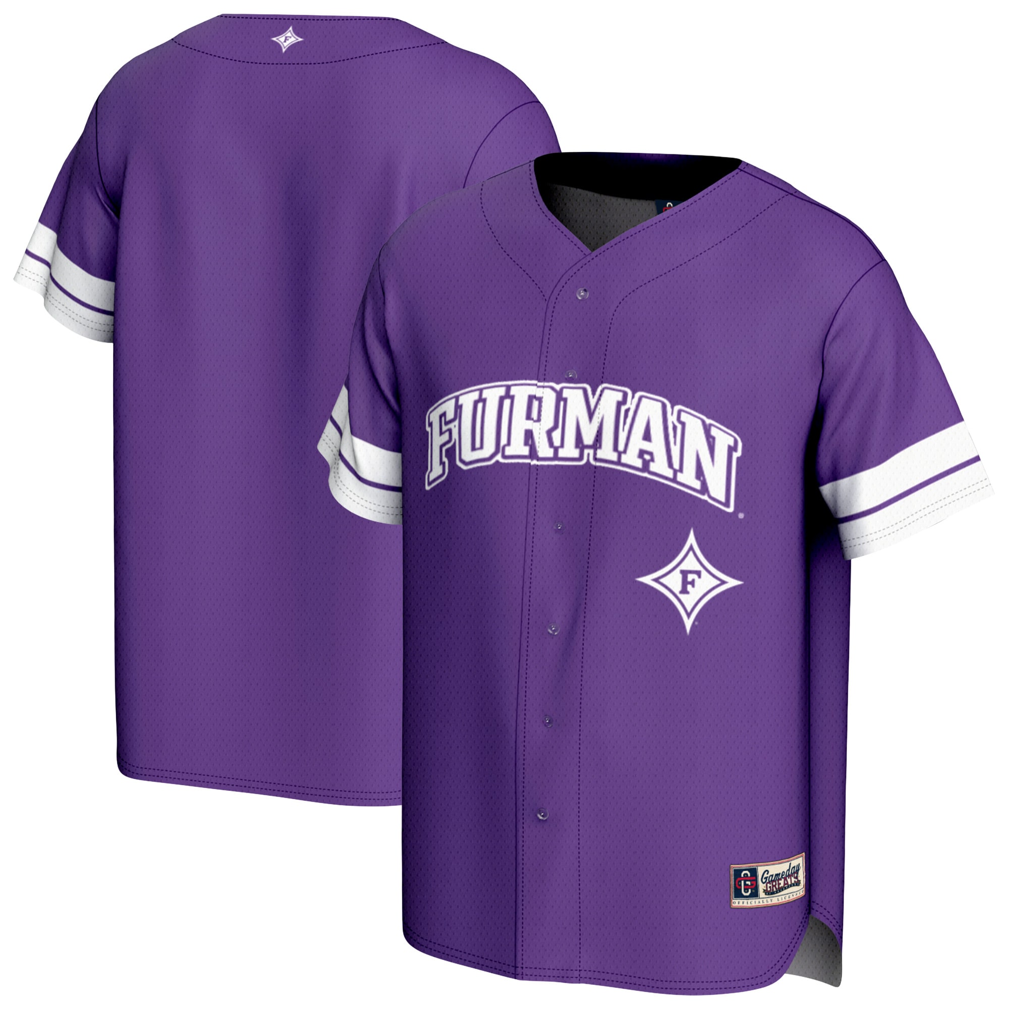 [NJP] Furman Paladins GameDay Greats Youth Spirit Baseball Jersey - Purple