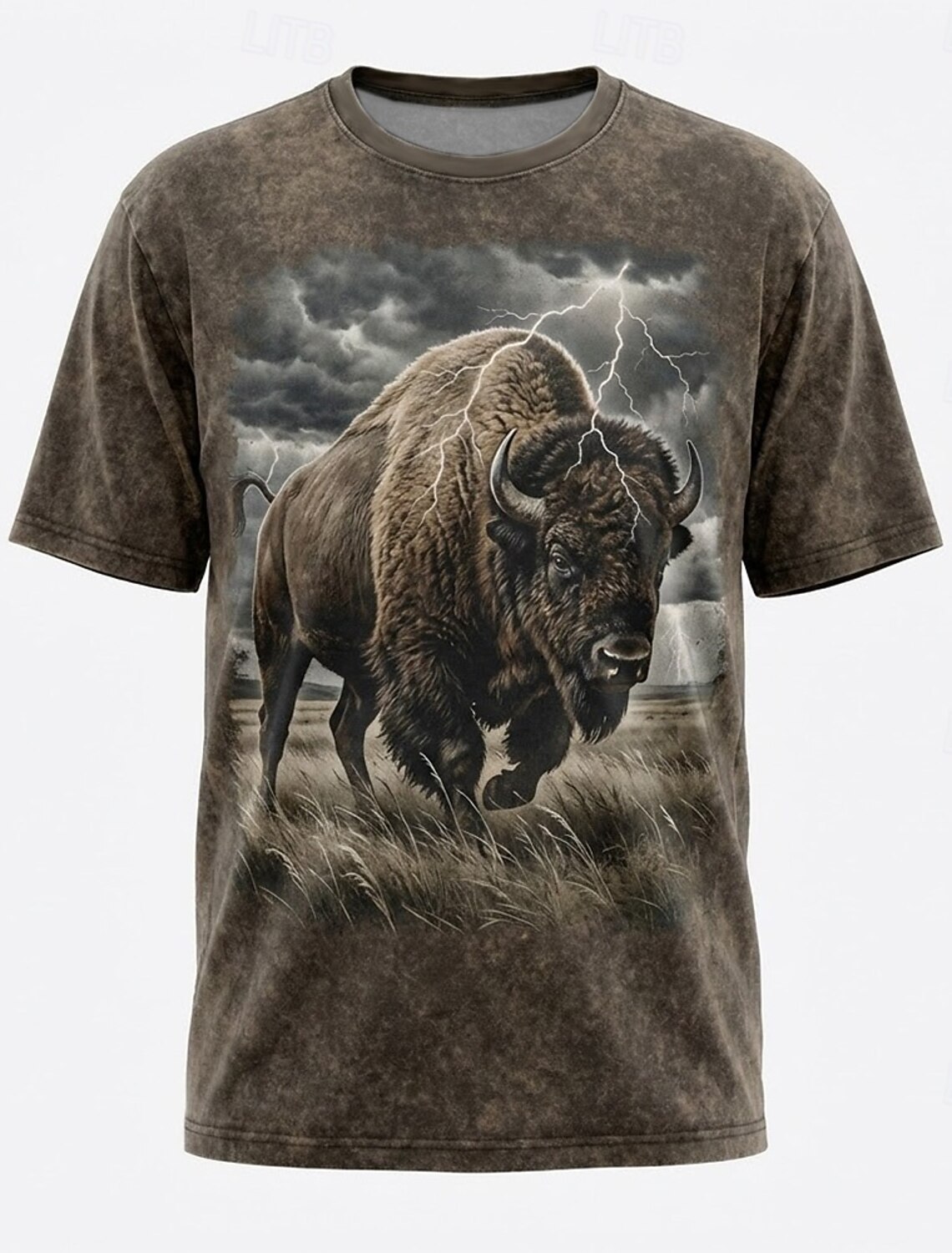 Men's Animal Funny Duck T Shirt Short Sleeve 3D Print Crew Neck